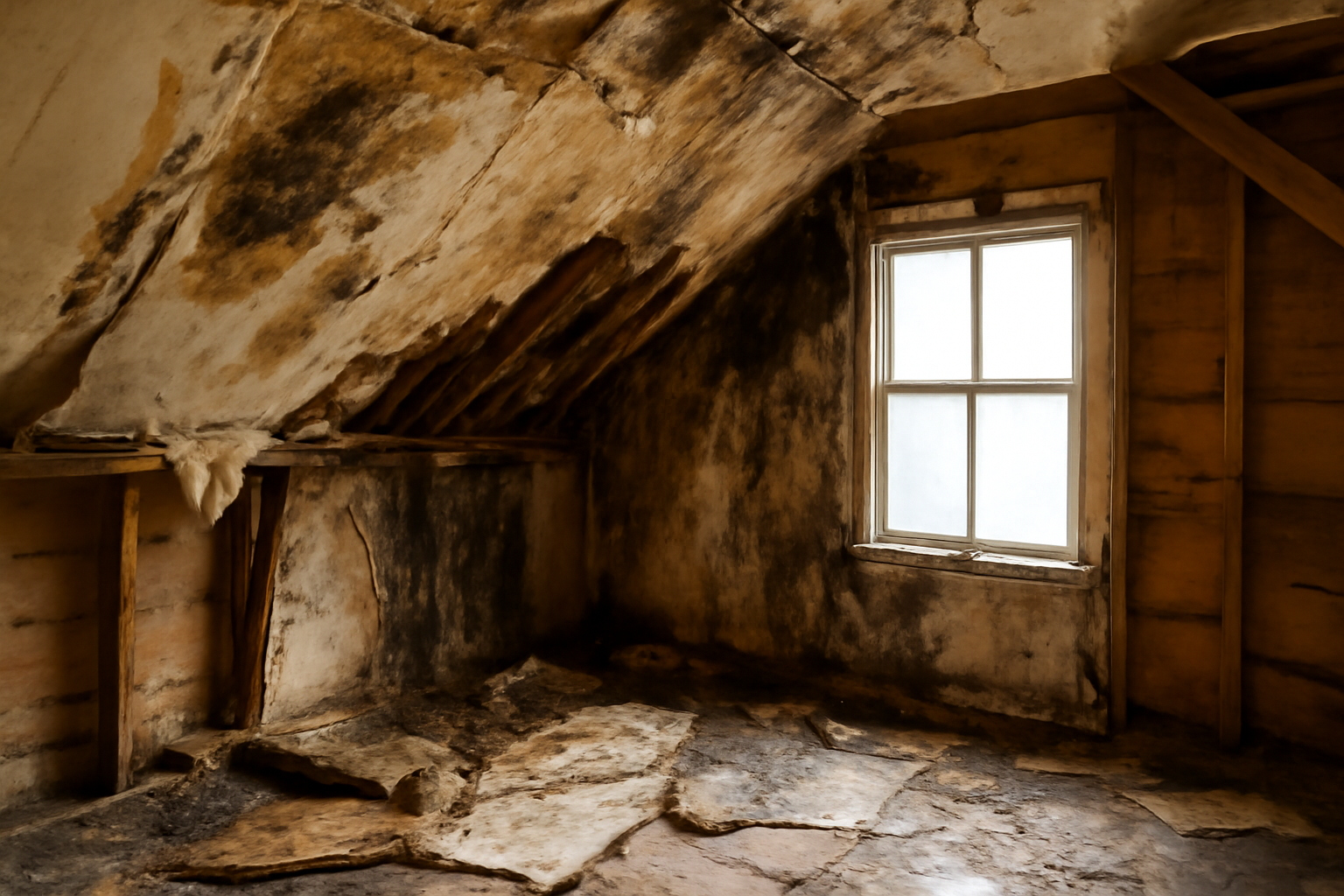 Attic Water Damage Restoration in Artondale, WA