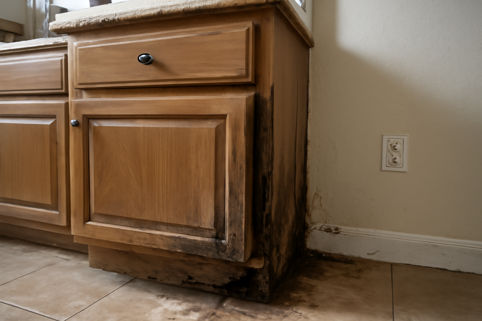 Cabinet Water Damage Repair in Artondale, WA