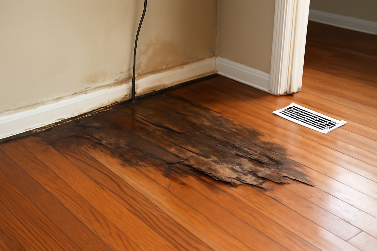 Hardwood Floor Water Damage Repair in Port Orchard, WA
