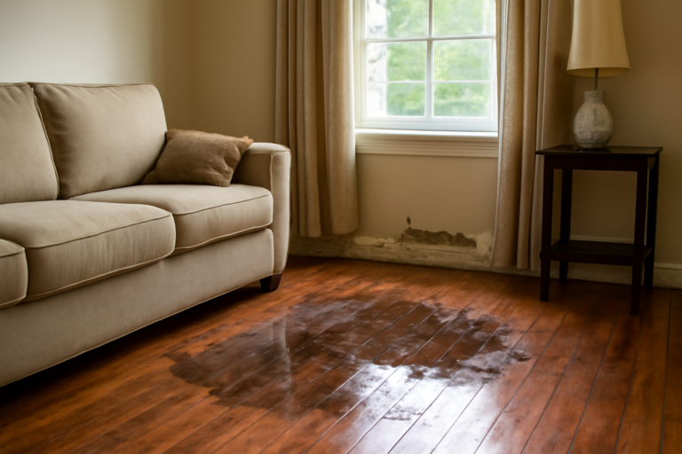 Living Room Water Removal