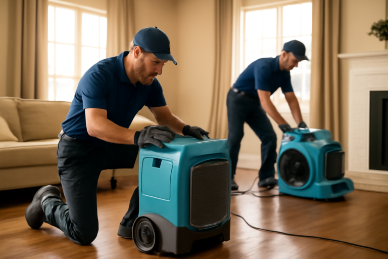 Water damage restoration service