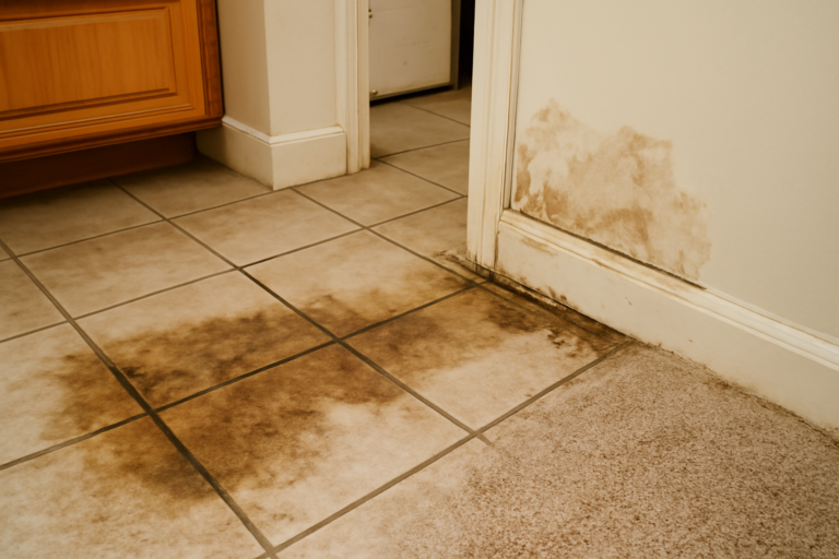 Tile Floor Water Damage Restoration