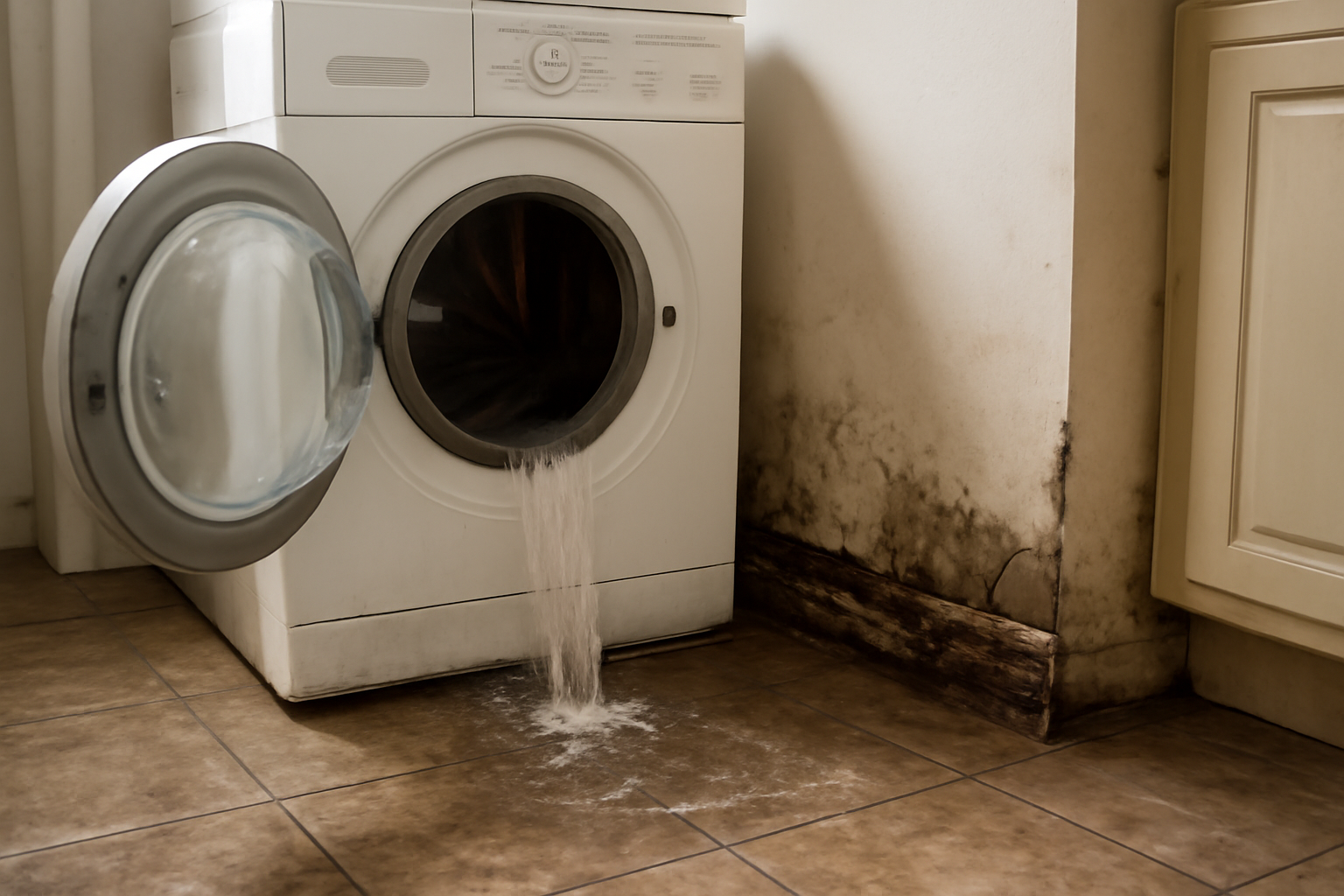 Washing Machine Overflow Water Removal in Mukilteo, WA